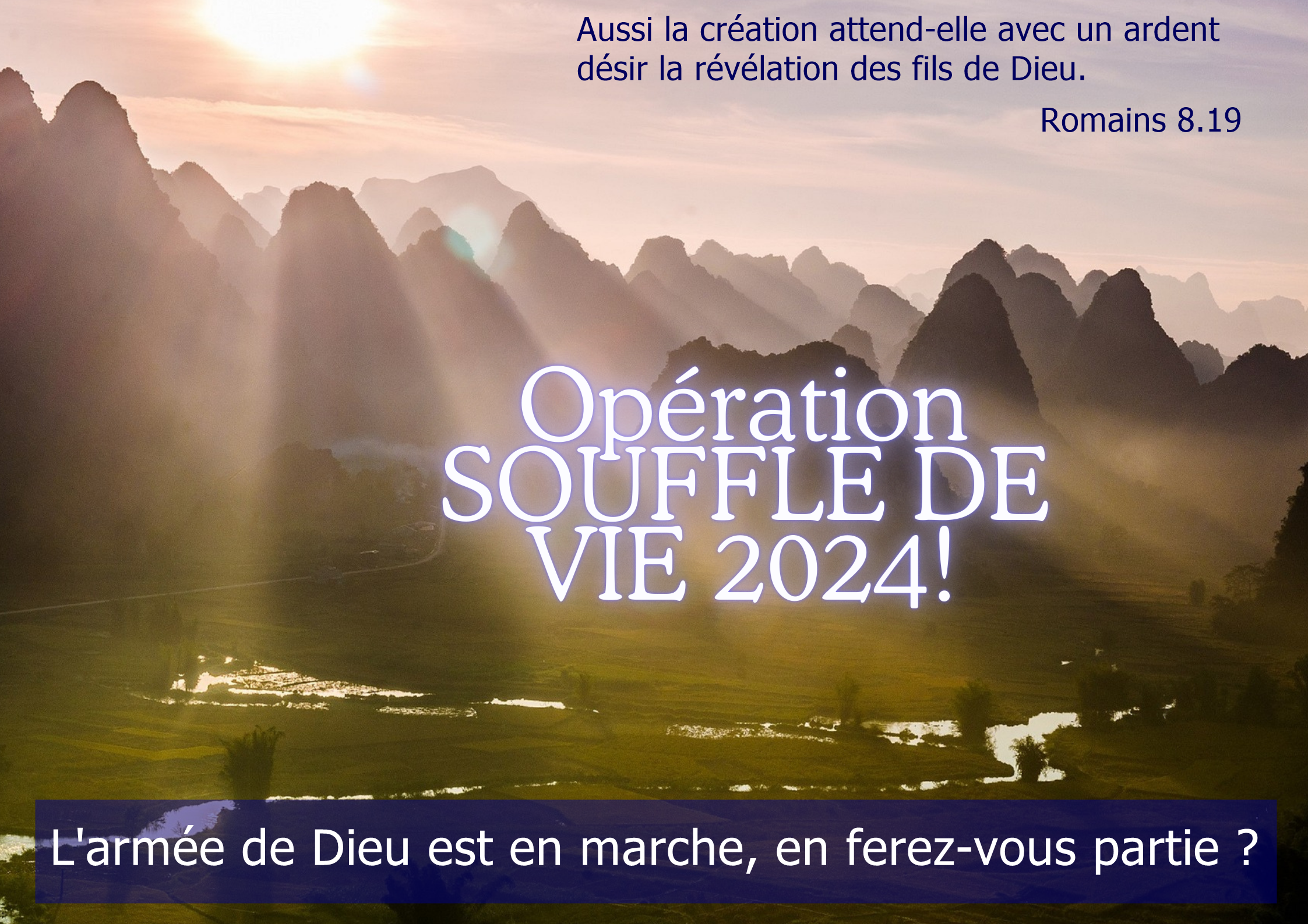 You are currently viewing Lancement de l’opération SOUFFLE DE VIE