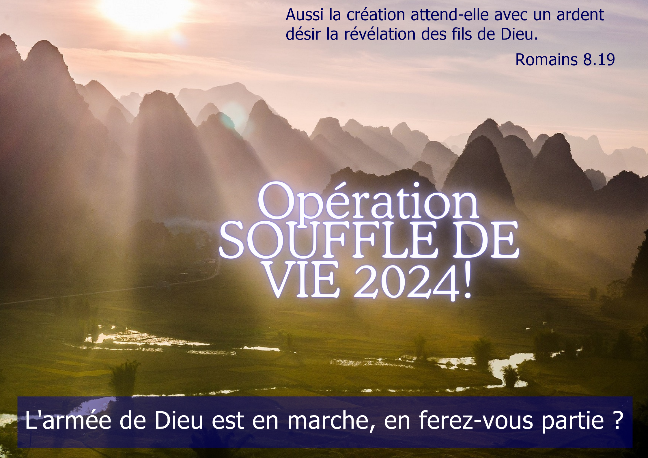 Opération SOUFFLE DE VIE – Jour 7