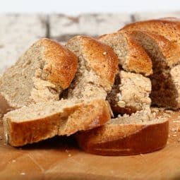 Grahamsbrød lavet i Airfryer opskriften her