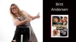 Britt Andersen Airfryer kogebogsforfatter Airfryer-grundbogen hun er Danmarks ukronede airfryer-dronning