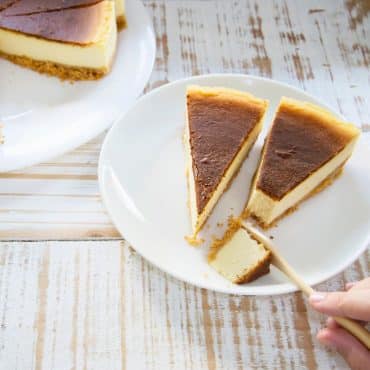 New York cheesecake i airfryer kaldet bagt cheesecake