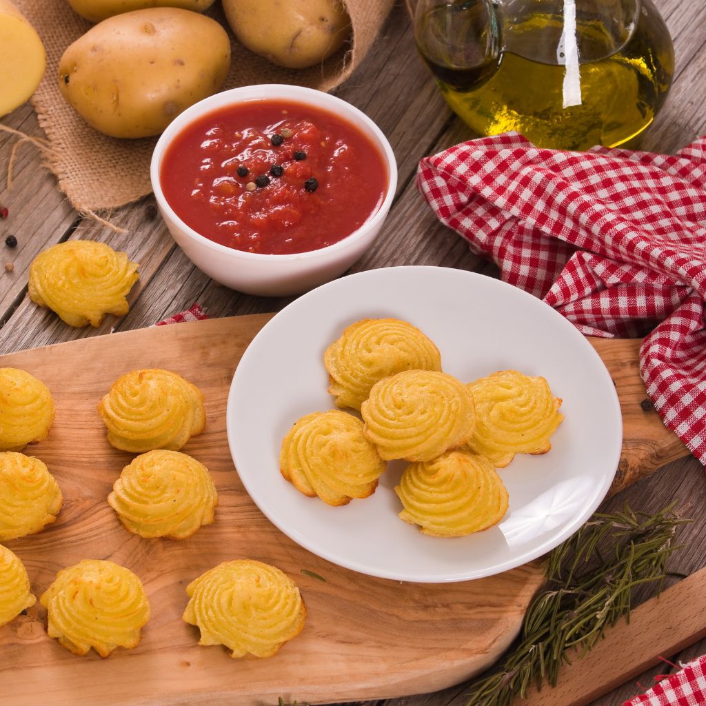 Duchesse Kartofler i Airfryer pommes