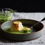 Kartoffelsouffle i airfryer med sauce