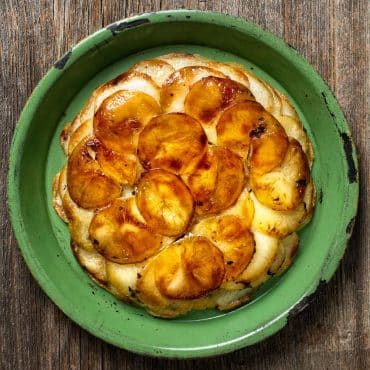 Pommes Anna i airfryer rustik med olie eller smør