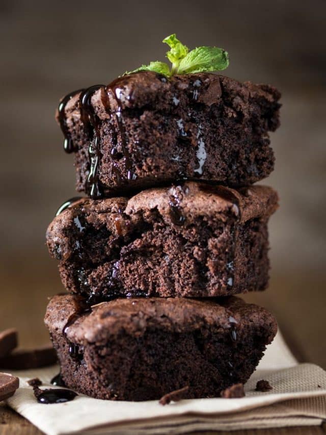 Brownies bagt i airfryer med massere af chokolade