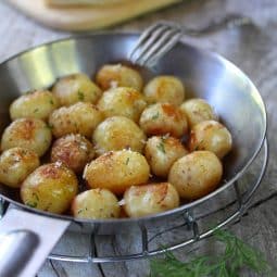 Parmesan Kartofler stegt i Airfryer med salt og krydderier