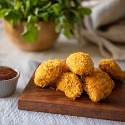 crispy chicken med dip stegt i airfryer