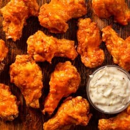 hotwings som er stegt i airfryer