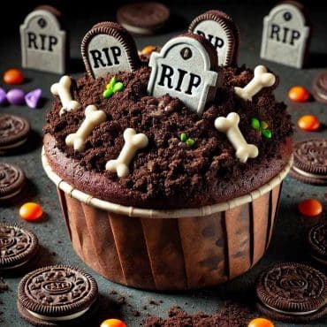 halloween muffins i Airfryer de berømte gravkager