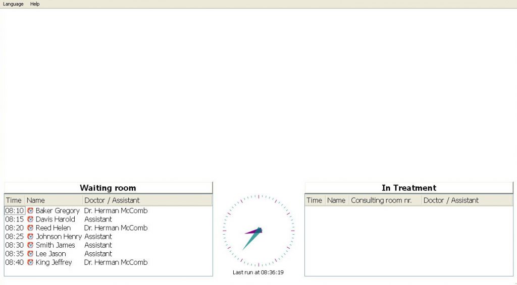 ajits waiting room system