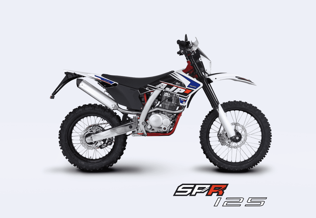 spr125 enduro side