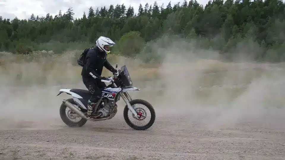 AJP PR7 during testdrive