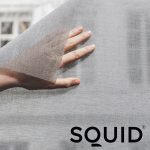 SQUID application partner, självhäftande textil för glas, akompani.se