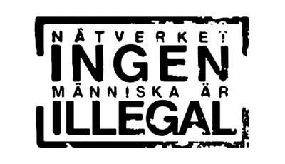 Logo för Ingen människa är illegal