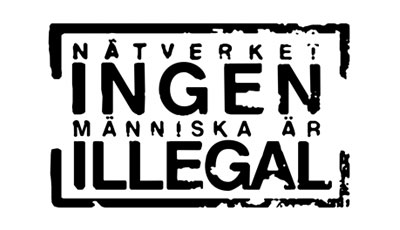 Logo för Ingen människa är illegal