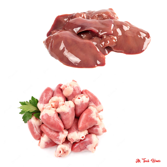 chicken liver & heart