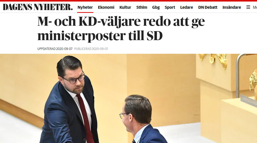Faksimil Dagens Nyheter