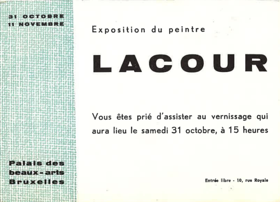simone lacour - avant-garde art - belgian art - abstract modernism