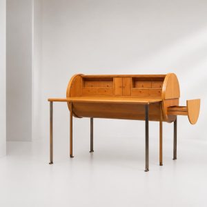 "Teco" Architectural Roll-Top Desk by William Moroni for Sawaya & Moroni, Milano, Italy, 1989
