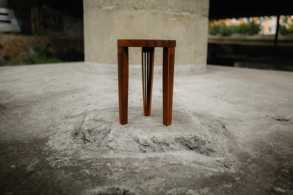 Handmade wooden Side table design