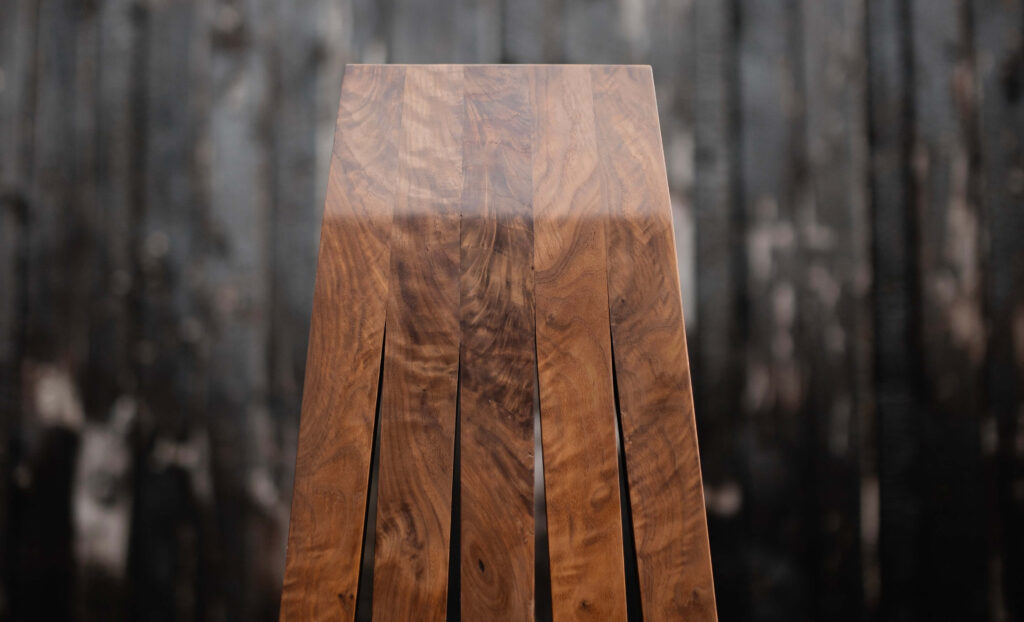 Wooden handmade dining chair