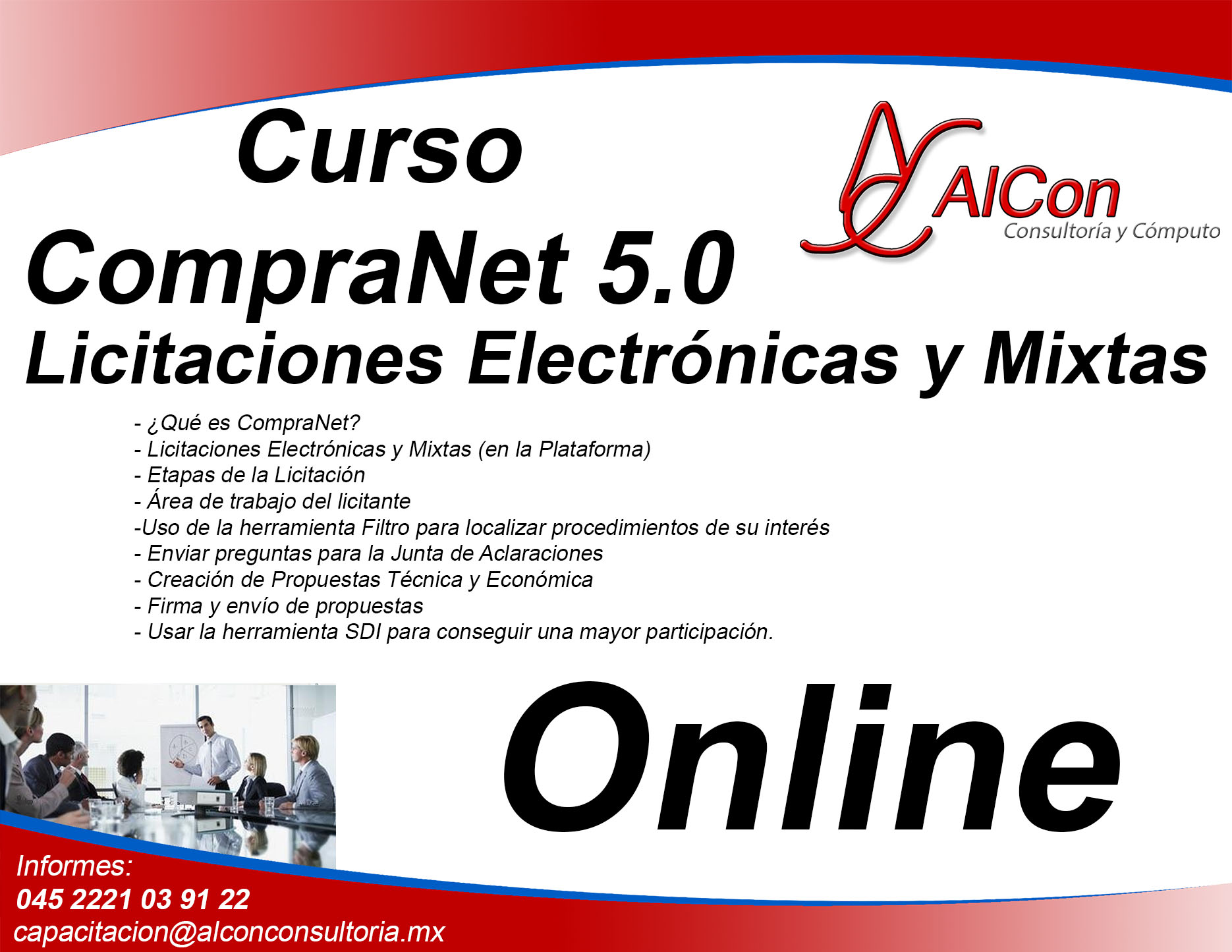 Curso Online de 5.0 AlCon Consulting And Commerce