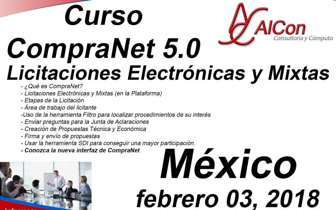 Curso CompraNet 5.0 México