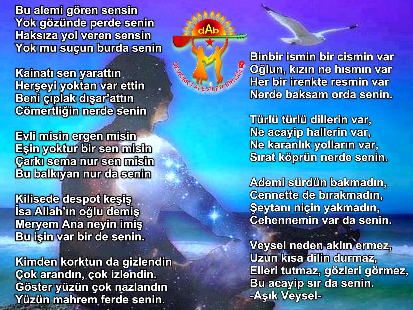 Alevi Bektaşi Kızılbaş Pir Sultan Devrimci Aleviler Birliği DAB veysel