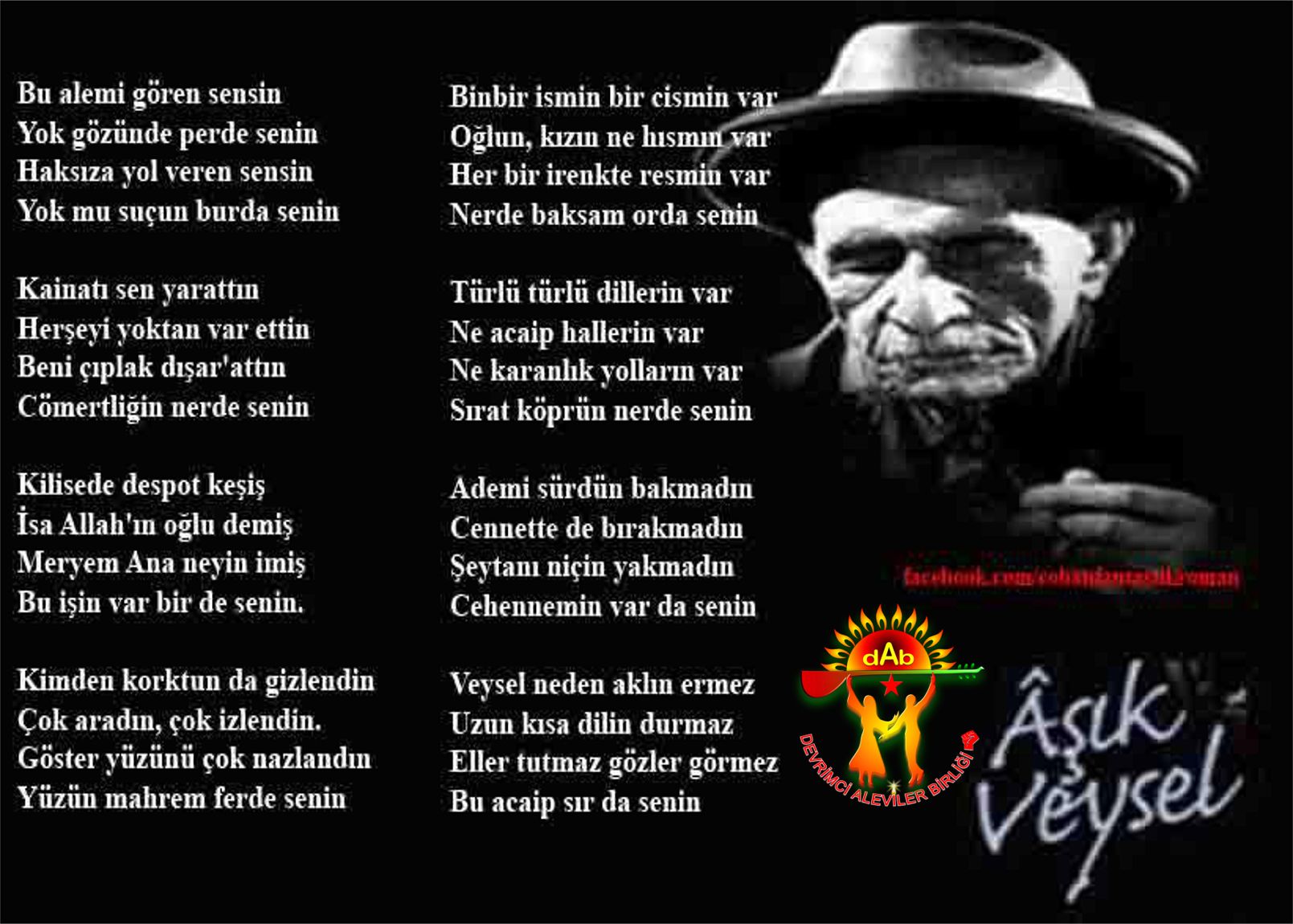 Alevi Bektaşi Kızılbaş Pir Sultan Devrimci Aleviler Birliği DAB veysel1