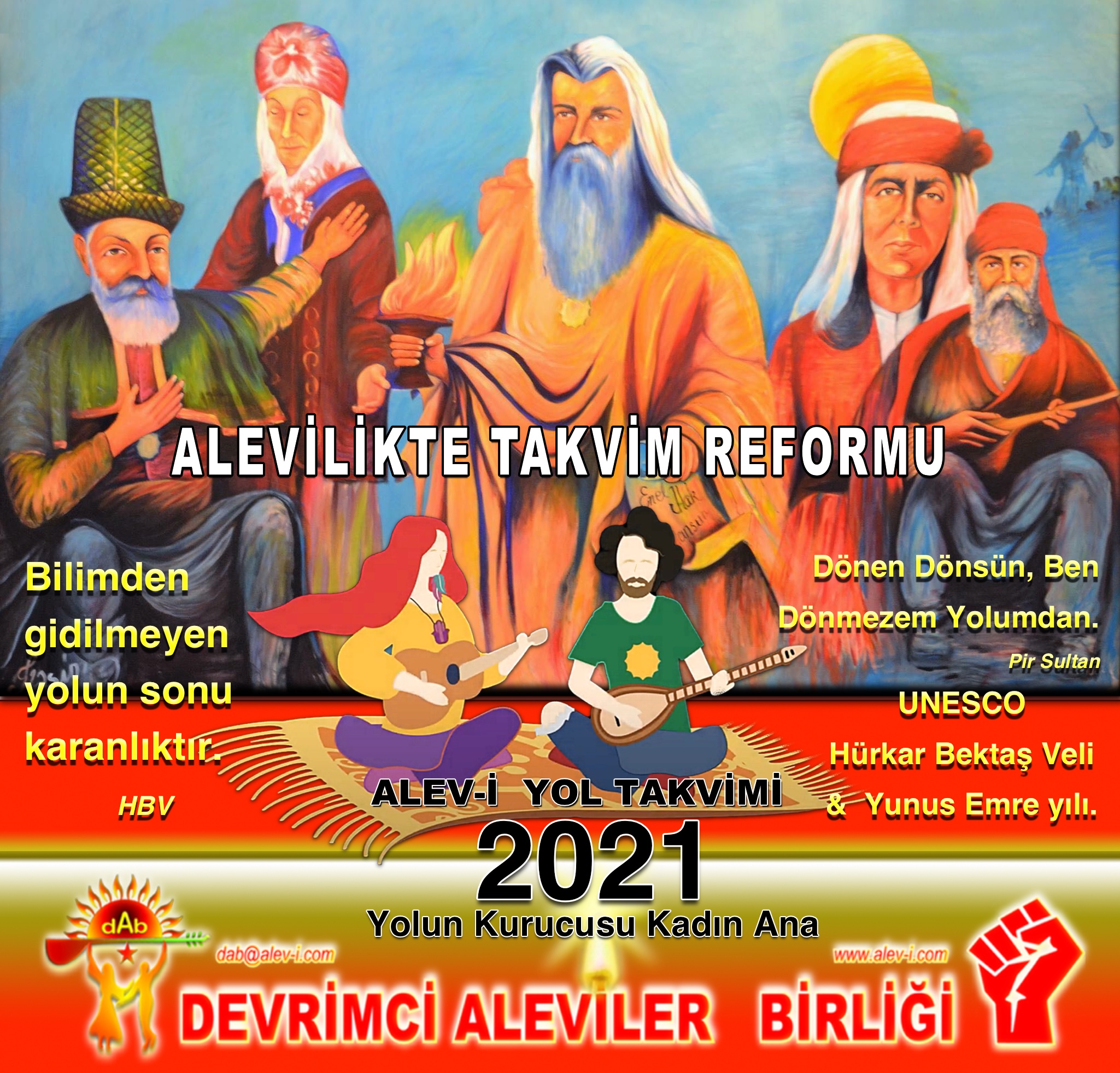 0 Alevi HBV mansur kadın ana Alevi bektaşi kızılbaş pir sultan cem alevilikte takvim reformu 2021