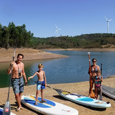 Suppen in Aljezur met kinderen