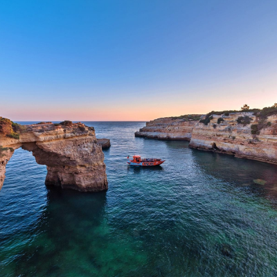 Sunset boat tour Albufeira