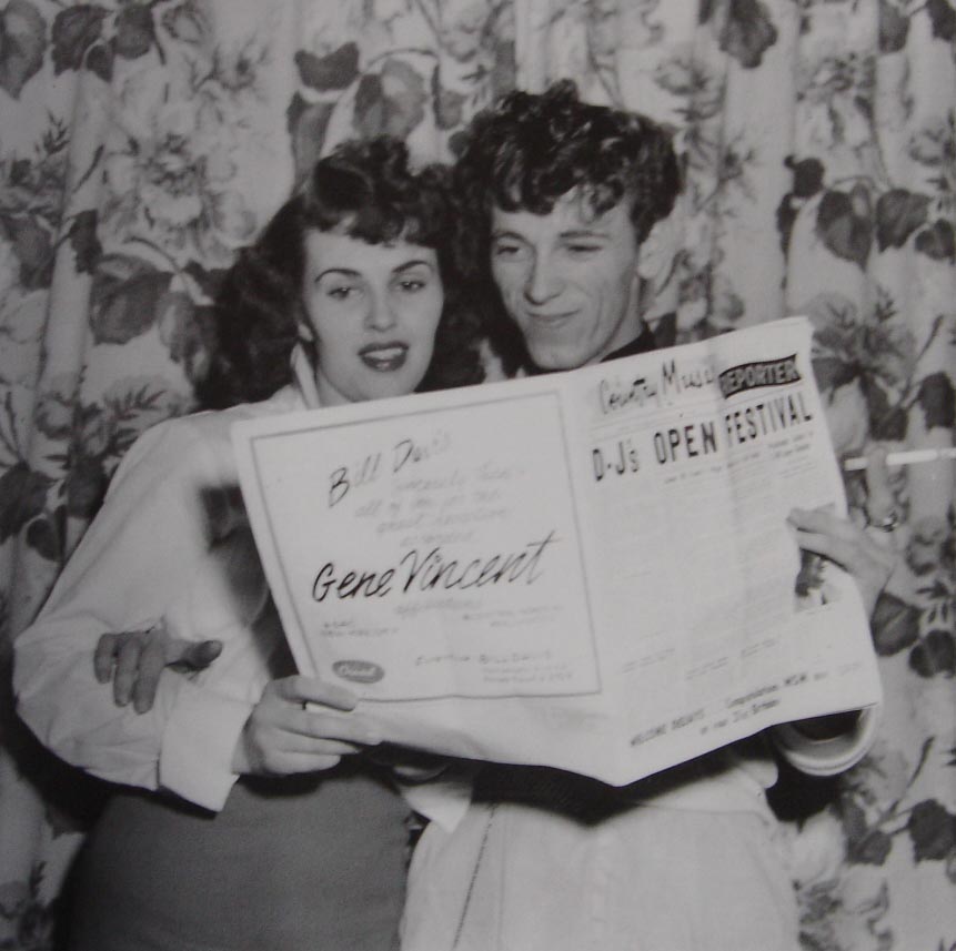 Wanda Jackson y Gene Vincent. Ambos fueron companeros en el sello Capitol ademas de compartir giras 1