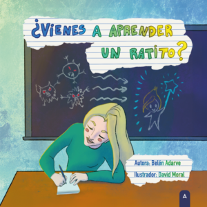 Imagen del cuento "¿Vienes a aprender un ratito?, de Belén Adarve, 2024.