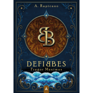 Imagen de la novela "Defibbes. Fragor Maximus", de A. Rapicano, 2025.