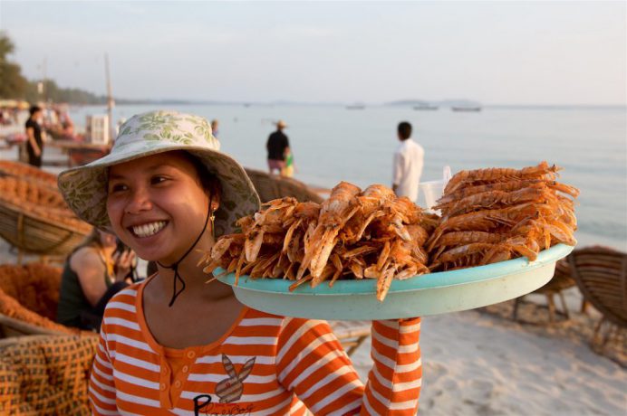 Deilig sjømat i Sihanoukville