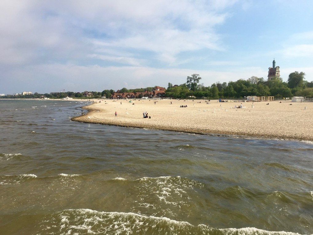 Flott sandstrand i Sopot, som er fin å kombinere med storbyhelg i Gdansk fra vår til høst.