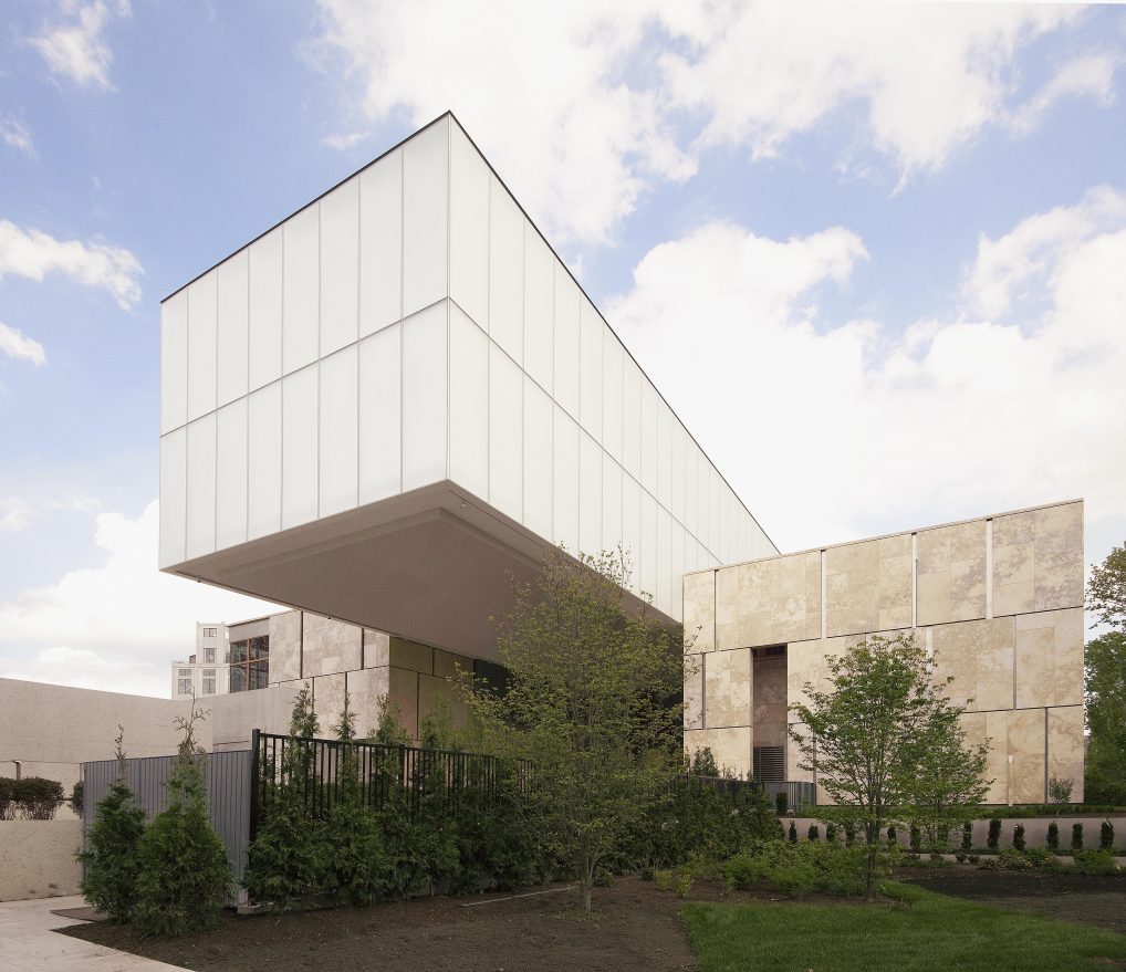 Barnes foundation sett fra 21.gate. @Barnes foundation