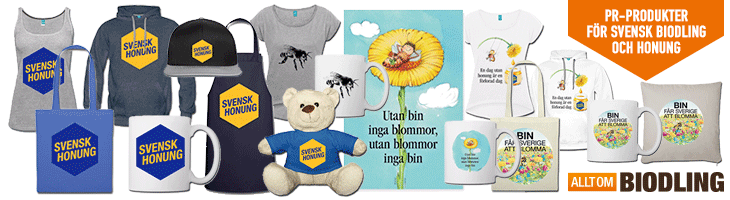 PR-Produkter för Svensk biodling, biodlare och honung.