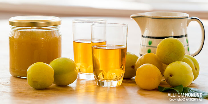 Dessertvin med plommon och honung