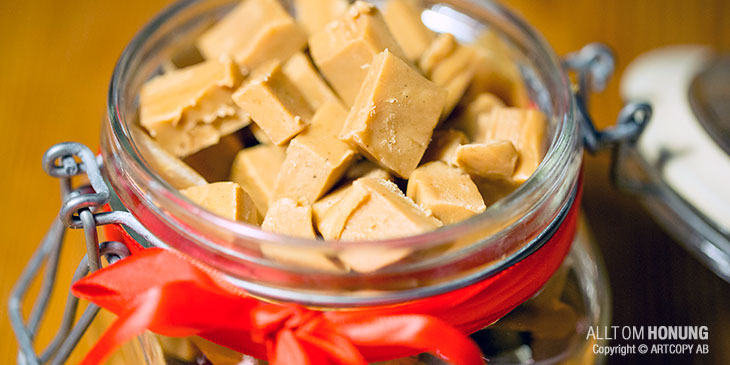 Fudge med honung - Recept