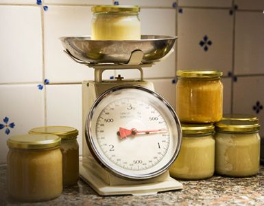 Hur mycket väger honung?