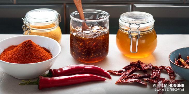 Hot honey - Het honung med chili | ALLT OM HONUNG