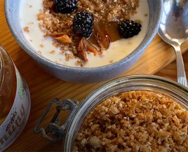 Hemgjord Honungsmüsli / Honungsgranola