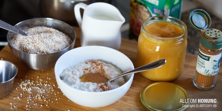 Korngrynsgröt med honung | ALLT OM HONUNG