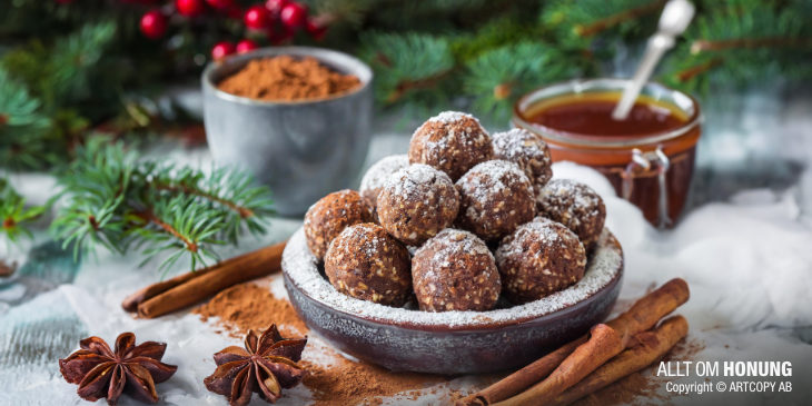 Pepparkaksbollar med honung | ALLT OM HONUNG