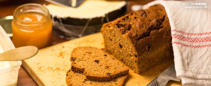 Pepparkaksbröd med honung