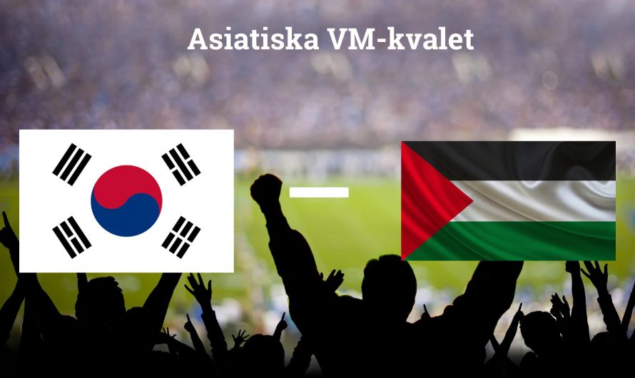 2024-09-05: Speltips Sydkorea-Palestina