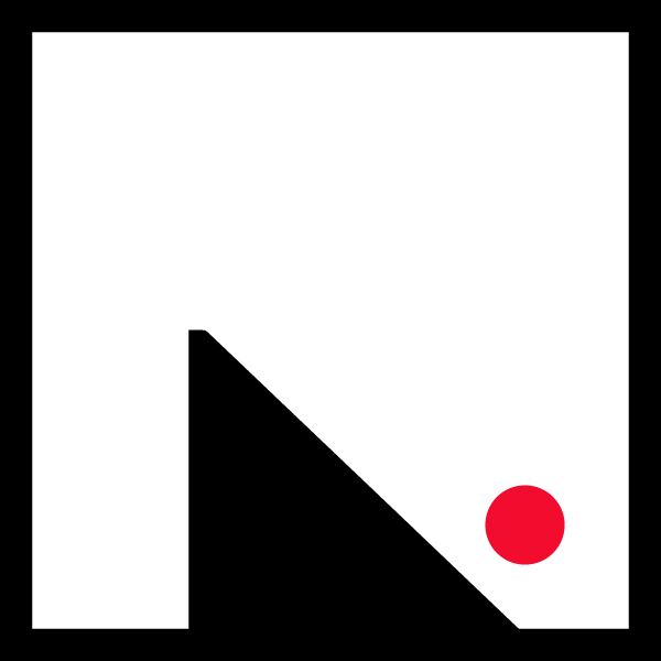 small logo_red dot_black frame11_600px