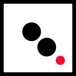 small logo_red dot_black frame_6_600px